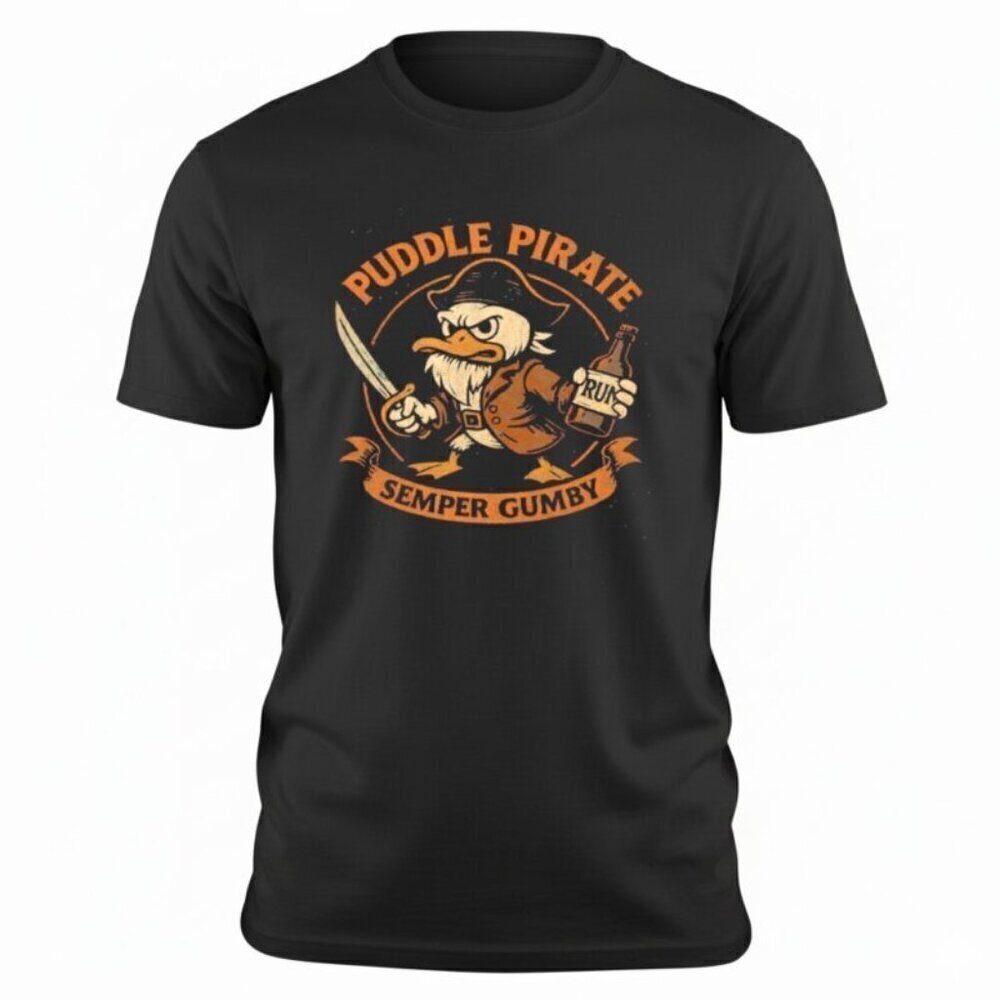 Puddle Pirate Semper Gumby Duck Unisex T-Shirt